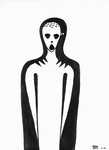 2011 : : Dessin à l'encre noire, Irradiation : : A4 {JPEG}