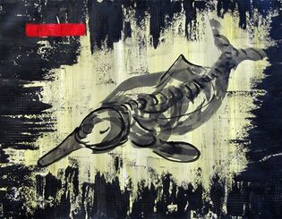 2018 - Espèce détruite 03 - peinture, 65x50cm