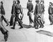 2010 - Charcoal drawing, marching