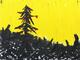 2017 - Dernier Sapin - peinture & encres, 40x30cm