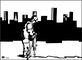 2011 :: Black Ink Drawing, Street Worker