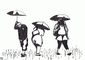 2011 : : Dessin à l'encre noire, Sous la pluie