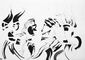 2013 :: Quartet :: Black ink, 64x45cm