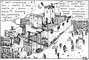 1993 - Dessin noir et blanc, Double langage en démocrature